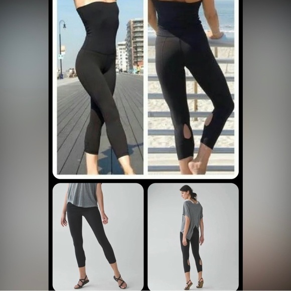 Lululemon SE Wunder Under DANCE Crop I ace spot dottie dash special edition SZ.8 - Picture 3 of 14